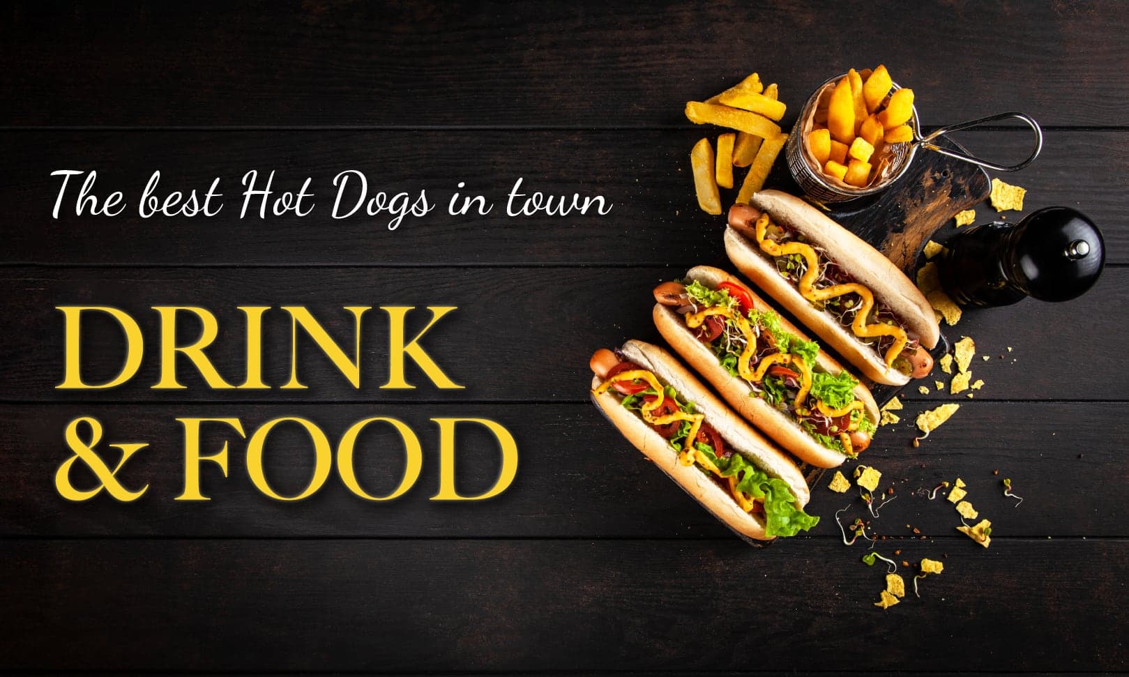 Drink & Food au LE GOAT : « The best hot dogs in town »
